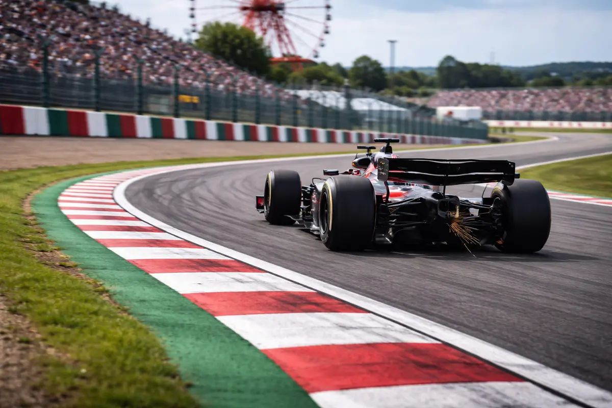 Formula 1 alla curva di Suzuka